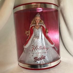 Special Edition 2001 Holiday Celebration Barbie NIB NRFB.